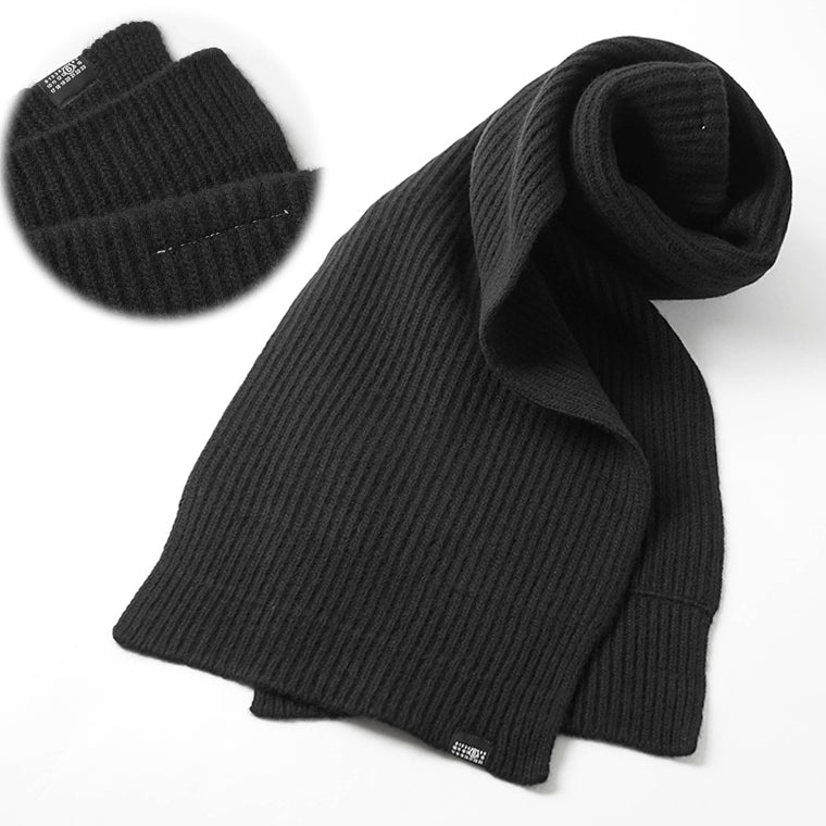 MM6 Maison Margiela メンズ レディース マフラー S52TE0061 M13285 ブラック 900