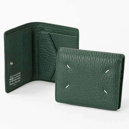 Maison Margiela レディース メンズ 2つ折り財布 S56UI0140 P4455 BOTTLE GREEN グリーン T7162