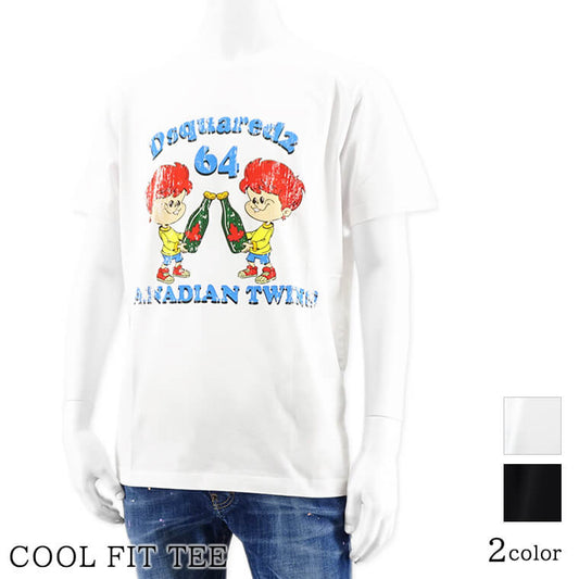 DSQUARED2 メンズ Tシャツ COOL FIT TEE S71GD1396 S23009 2カラー