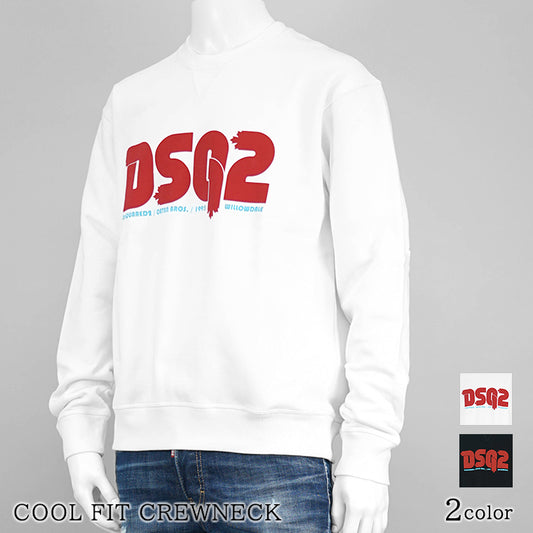 DSQUARED2 メンズ スウェットシャツ COOL FIT CREWNECK S71GU0683 S25516 2カラー