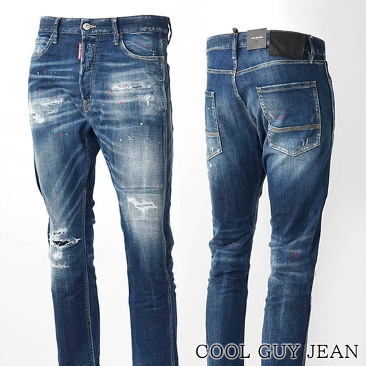 DSQUARED2 メンズ ジーンズ COOL GUY JEAN S71LB1668 D30010 ウォッシュブルー 470