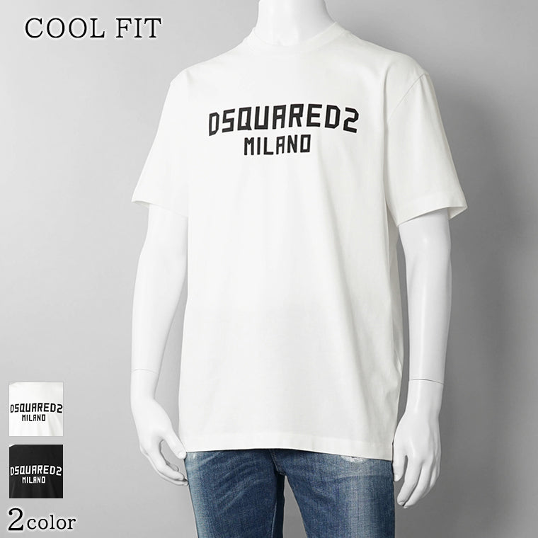 【2026SS SUMMER SALE】DSQUARED2 メンズ Tシャツ COOL FIT S74GD1520 D20106 2カラー