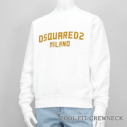 DSQUARED2 メンズ スウェットシャツ COOL FIT CREWNECK S74GU0869 D25015 ホワイト 964