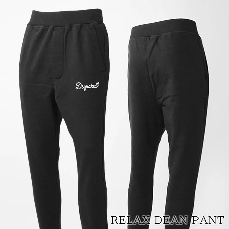 DSQUARED2 メンズ スウェットパンツ RELAX DEAN PANT S74KB1120 D25029 ブラック 900