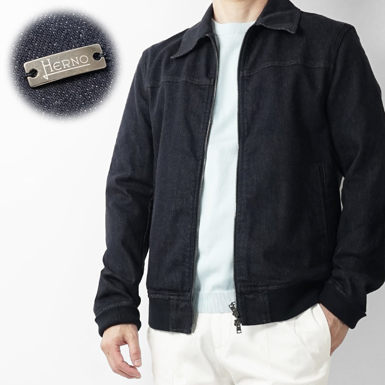 HERNO メンズ ブルゾン GI000659U 13315 ブルー ネイビー BLUE NAVY 9200