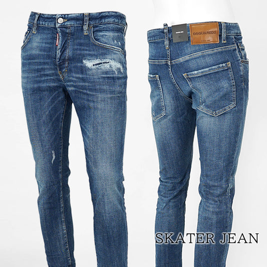 DSQUARED2 メンズ ジーンズ SKATER JEAN S74LB1729 S30872 ウォッシュブルー 470
