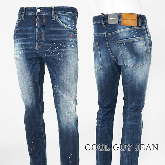 DSQUARED2 メンズ ジーンズ COOL GUY JEAN S74LB1732 S30664 ウォッシュブルー 470
