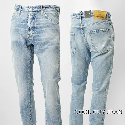 DSQUARED2 メンズ ジーンズ COOL GUY JEAN S74LB1745 S30839 ウォッシュブルー 470