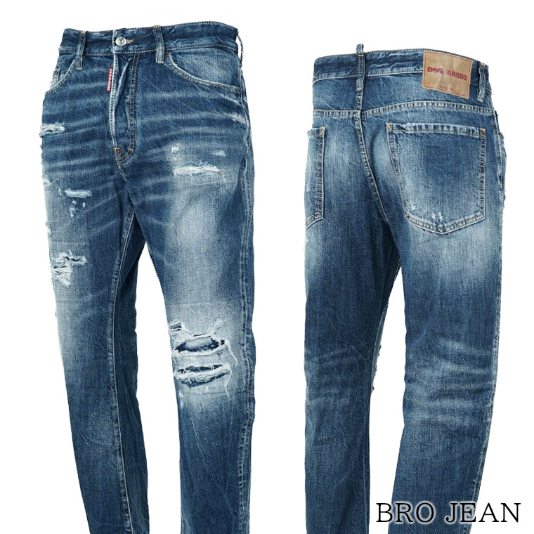 DSQUARED2 メンズ ジーンズ BRO JEAN S74LB1839 D30011 ウォッシュブルー 470