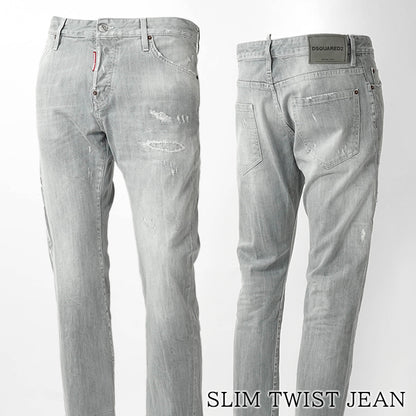 DSQUARED2 メンズ ジーンズ SLIM TWIST JEAN S74LB1870 S30260 ウォッシュグレー 852