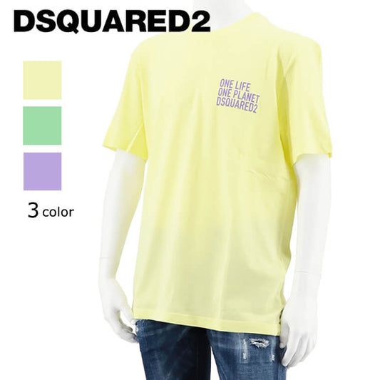【SUMMER FINAL SALE】DSQUARED2 メンズ Tシャツ OLOP MINI T SHIRT S78GD0086 S24321 3カラー