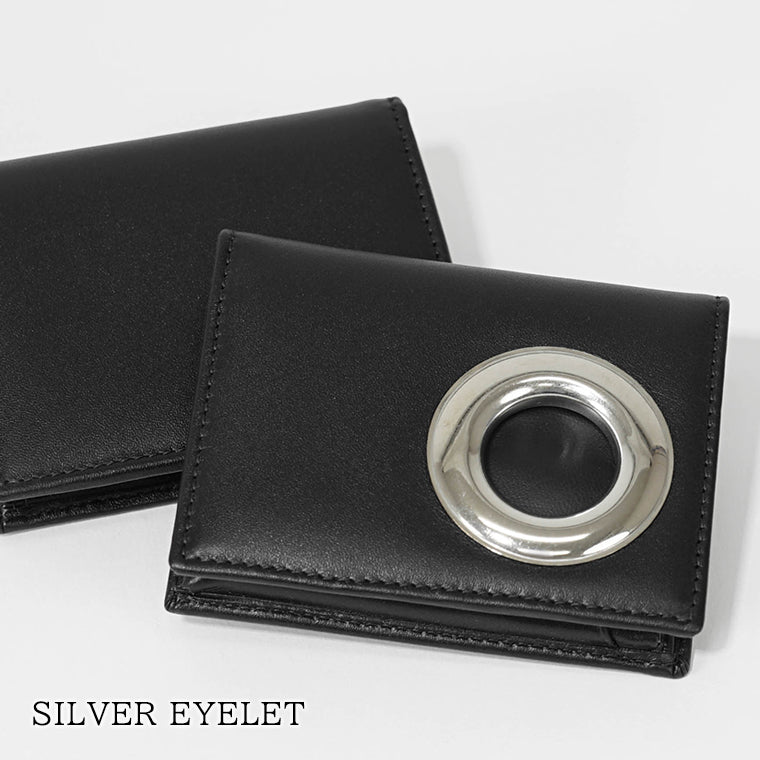COMME des GARCONS メンズ 2つ折り財布 SILVER EYELET SA0641SE ブラック BLACK