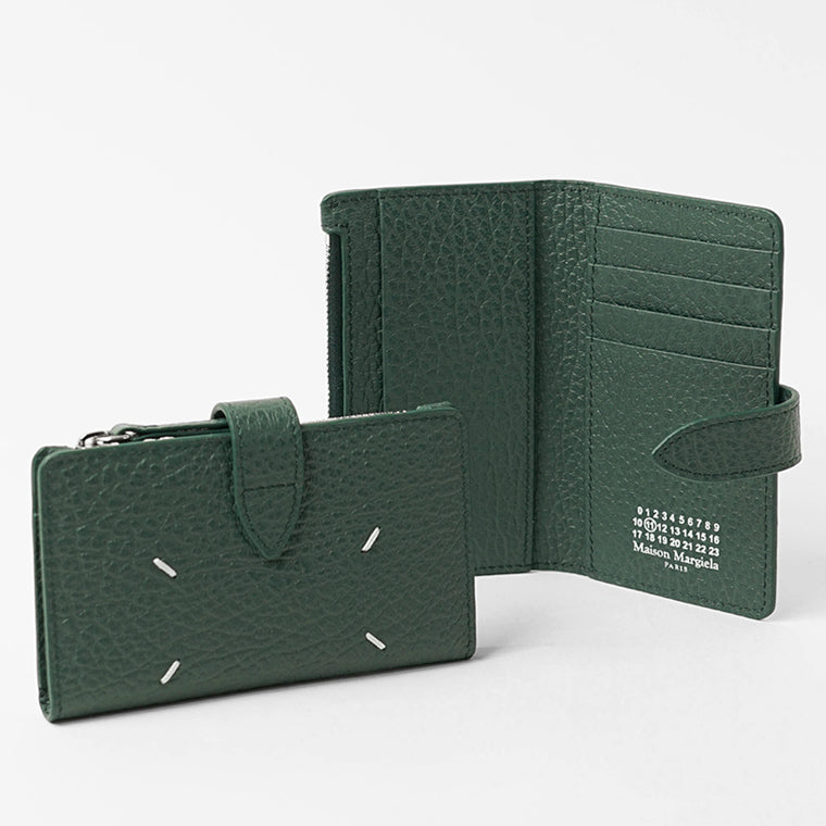 Maison Margiela メンズ レディース 2つ折り財布 SA1VX0019 P4455 BOTTLE GREEN グリーン T7162