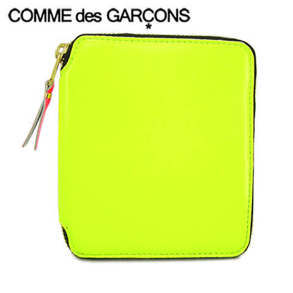 COMME des GARCONS メンズ レディース 2つ折り財布 SA2100SF イエロー YELLOW