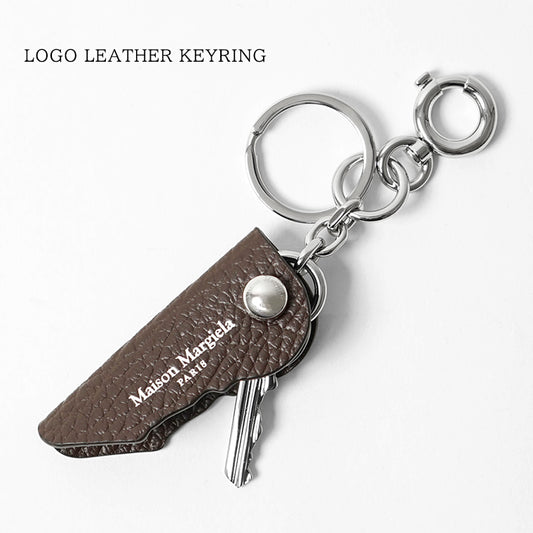 Maison Margiela メンズ レディース キーリング LOGO LEATHER KEYRING SA2UA0008 P4455 ブラウン T2186