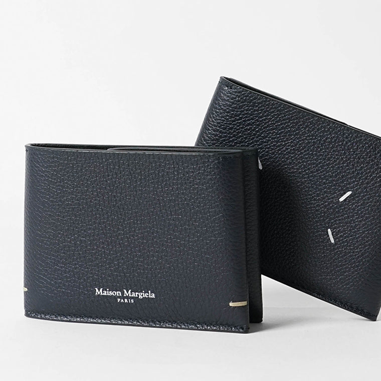 Maison Margiela メンズ 2つ折り財布 SA2UI0008 P7268 ネイビー ブラック HB159