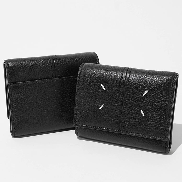 Maison Margiela レディース メンズ 3つ折り財布 SA2UI0022 P7268 ブラック H8419