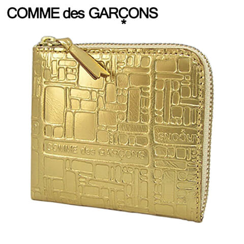 COMME des GARCONS メンズ レディース コインケース SA3100EG ゴールド GOLD