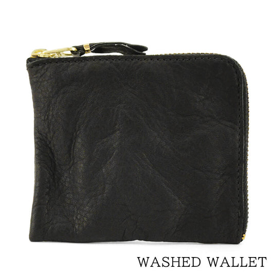COMME des GARCONS メンズ レディース コインケース WASHED WALLET SA3100WW ブラック BLACK