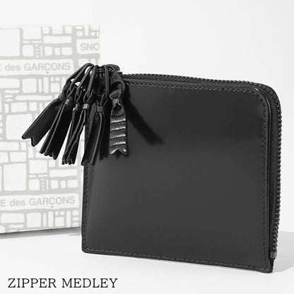 COMME des GARCONS メンズ レディース コインケース ZIPPER MEDLEY SA3100ZM ブラック BLACK