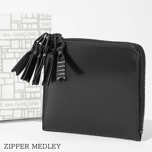 COMME des GARCONS メンズ レディース コインケース ZIPPER MEDLEY SA3100ZM ブラック BLACK