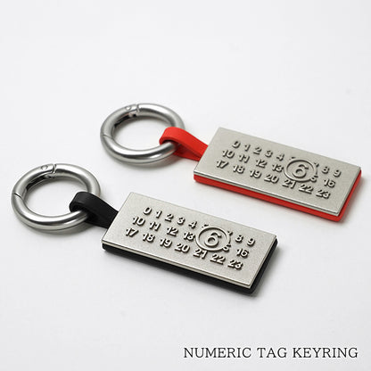 MM6 Maison Margiela レディース メンズ キーリング NUMERIC TAG KEYRING SA5UA0005 P8885 2カラー