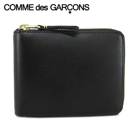 COMME des GARCONS メンズ レディース 2つ折り財布 ARECALF SA7100 ブラック BLACK