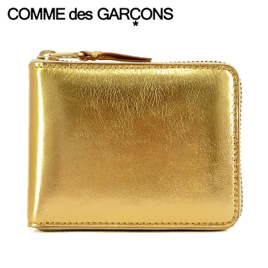 COMME des GARCONS メンズ レディース 2つ折り財布 GOLD LINE SA7100G ゴールド GOLD