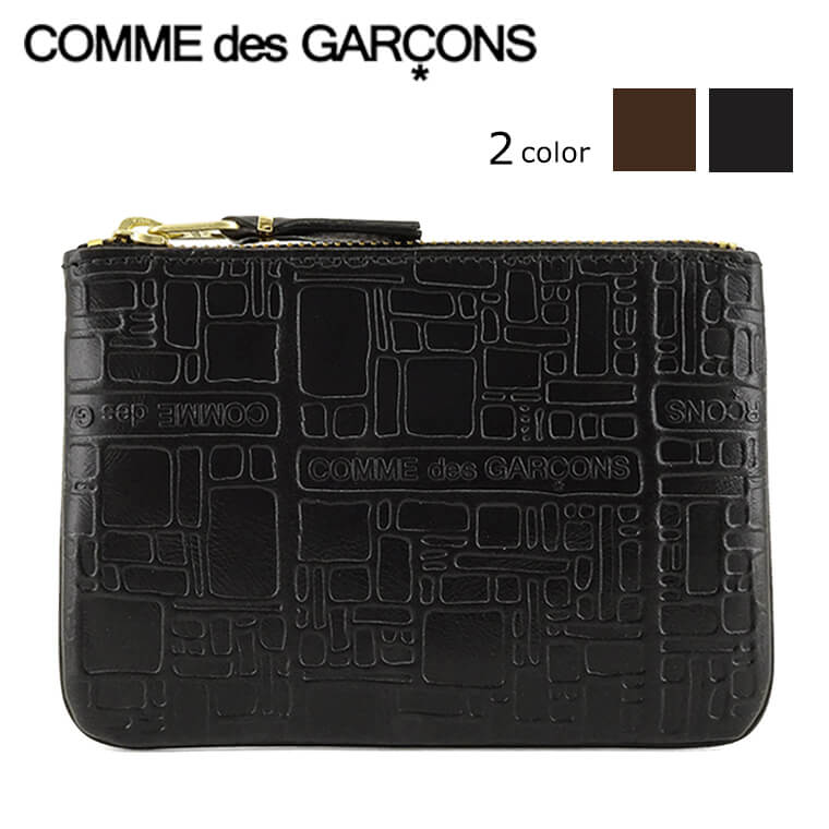 COMME des GARCONS メンズ レディース コインケース EMBOSSED LOGOTYPE SA8100EL 2カラー