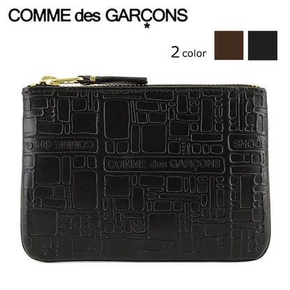 COMME des GARCONS メンズ レディース コインケース EMBOSSED LOGOTYPE SA8100EL 2カラー