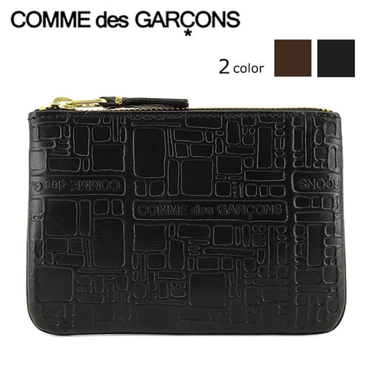 COMME des GARCONS メンズ レディース コインケース EMBOSSED LOGOTYPE SA8100EL 2カラー
