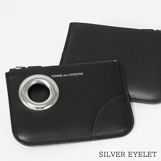 COMME des GARCONS メンズ レディース ポーチ SILVER EYELET SA8100SE ブラック BLACK