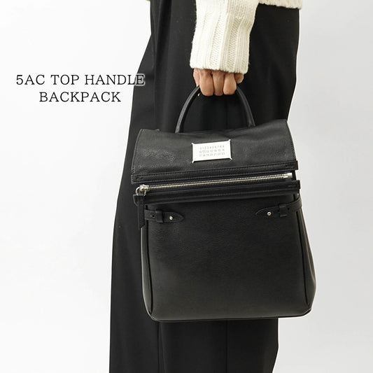 Maison Margiela メンズ レディース バックパック 5AC TOP HANDLE BACKPACK SB1WA0018 P5348 ブラック T8013