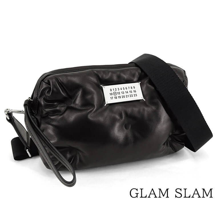 Maison Margiela メンズ レディース ショルダーバッグ GLAM SLAM SB1WB0006 P4300 ブラック T8013