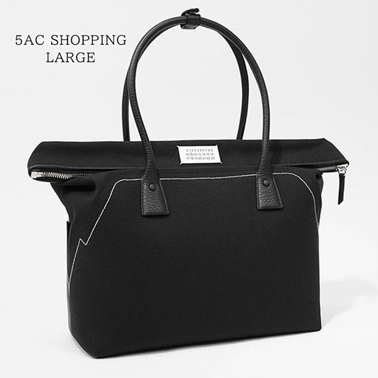 Maison Margiela メンズ レディース トートバッグ 5AC SHOPPING LARGE SB1WC0013 P4348 ブラック T8013
