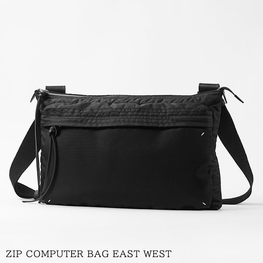 Maison Margiela メンズ レディース ショルダーバッグ ZIP COMPUTER BAG EAST WEST SB1WG0096 P9226 ブラック H0015