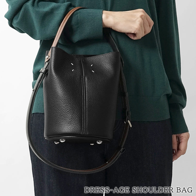 Maison Margiela レディース ショルダーバッグ DRESS-AGE SHOULDER BAG SB2WG0022 P7268 ブラック ブラウン HA755