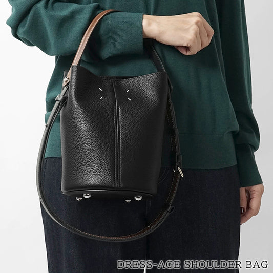 Maison Margiela レディース ショルダーバッグ DRESS-AGE SHOULDER BAG SB2WG0022 P7268 ブラック ブラウン HA755