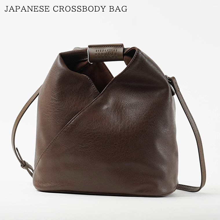 MM6 Maison Margiela レディース ショルダーバッグ JAPANESE CROSSBODY BAG SB6WD0026 P8396 ブラウン T2164