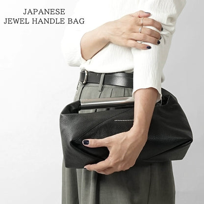 【SUMMER FINAL SALE】 MM6 Maison Margiela レディース ハンドバッグ JAPANESE JEWEL HANDLE BAG SB6WD0046 P9068 BLACK ブラック T8013