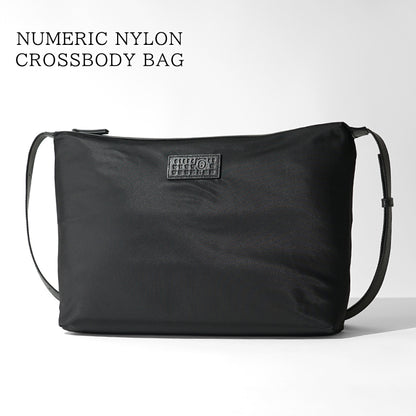 【SUMMER FINAL SALE】 MM6 Maison Margiela メンズ ショルダーバッグ NUMERIC NYLON CROSSBODY BAG SB6WG0024 P9062 BLACK ブラック T8013