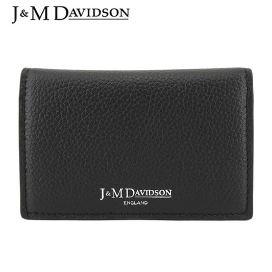 J&M DAVIDSON レディース カードケース PLAIN BUSINESS CARD CASE SBCC 0XX SGXX BLACK ブラック 999S