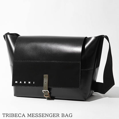MARNI メンズ レディース ショルダーバッグ TRIBECA MESSENGER BAG SBMQ0127A0 P5769 BLACK ブラック 00N99