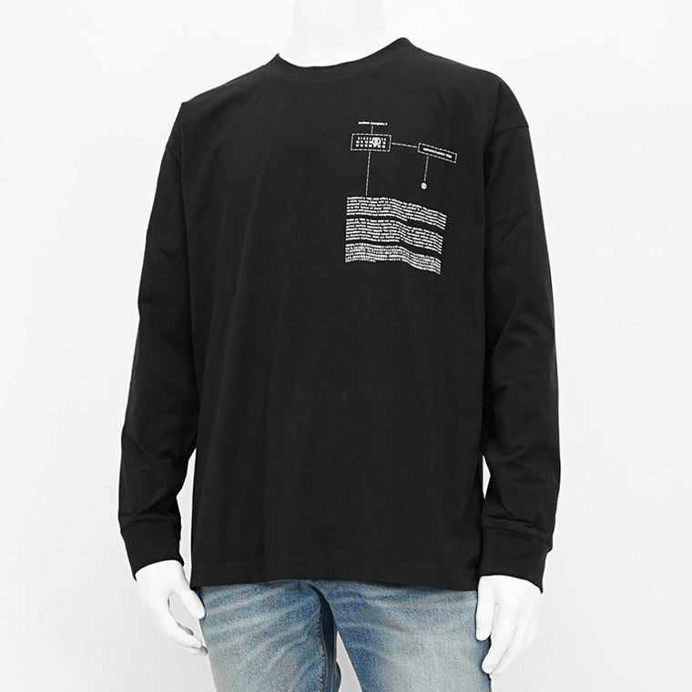 MM6 Maison Margiela メンズ 長袖Tシャツ SH0GC0028 S24312 ブラック 900