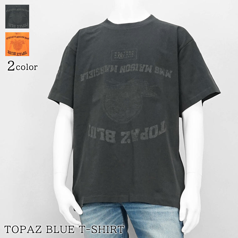 MM6 Maison Margiela メンズ Tシャツ TOPAZ BLUE T SHIRT SH0GC0041 S24311 2カラー