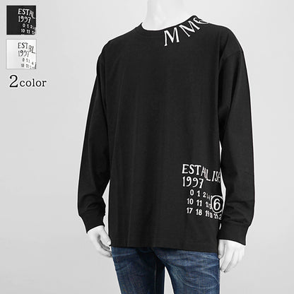 MM6 Maison Margiela メンズ 長袖Tシャツ SH0GC0047 S24312 2カラー