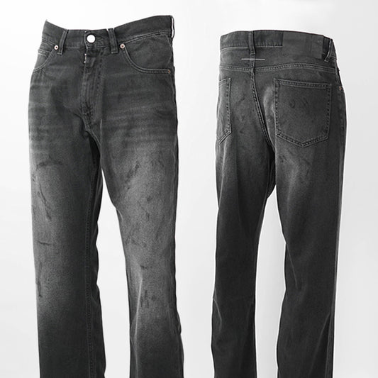 【2026SS SUMMER SALE】MM6 Maison Margiela メンズ ジーンズ SH0LA0035 M30064 ウォッシュブラック 961