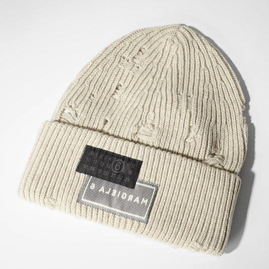 MM6 Maison Margiela メンズ レディース ニットキャップ SH0TB0001 M13138 ベージュ 806M