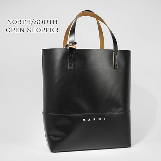 MARNI メンズ レディース トートバッグ NORTH SOUTH OPEN SHOPPER SHMQ0037A1 P5769 BLACK ブラック 00N99