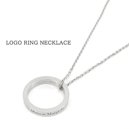 Maison Margiela レディース メンズ ネックレス LOGO RING NECKLACE SM1UU0035 SV0158 シルバー 951